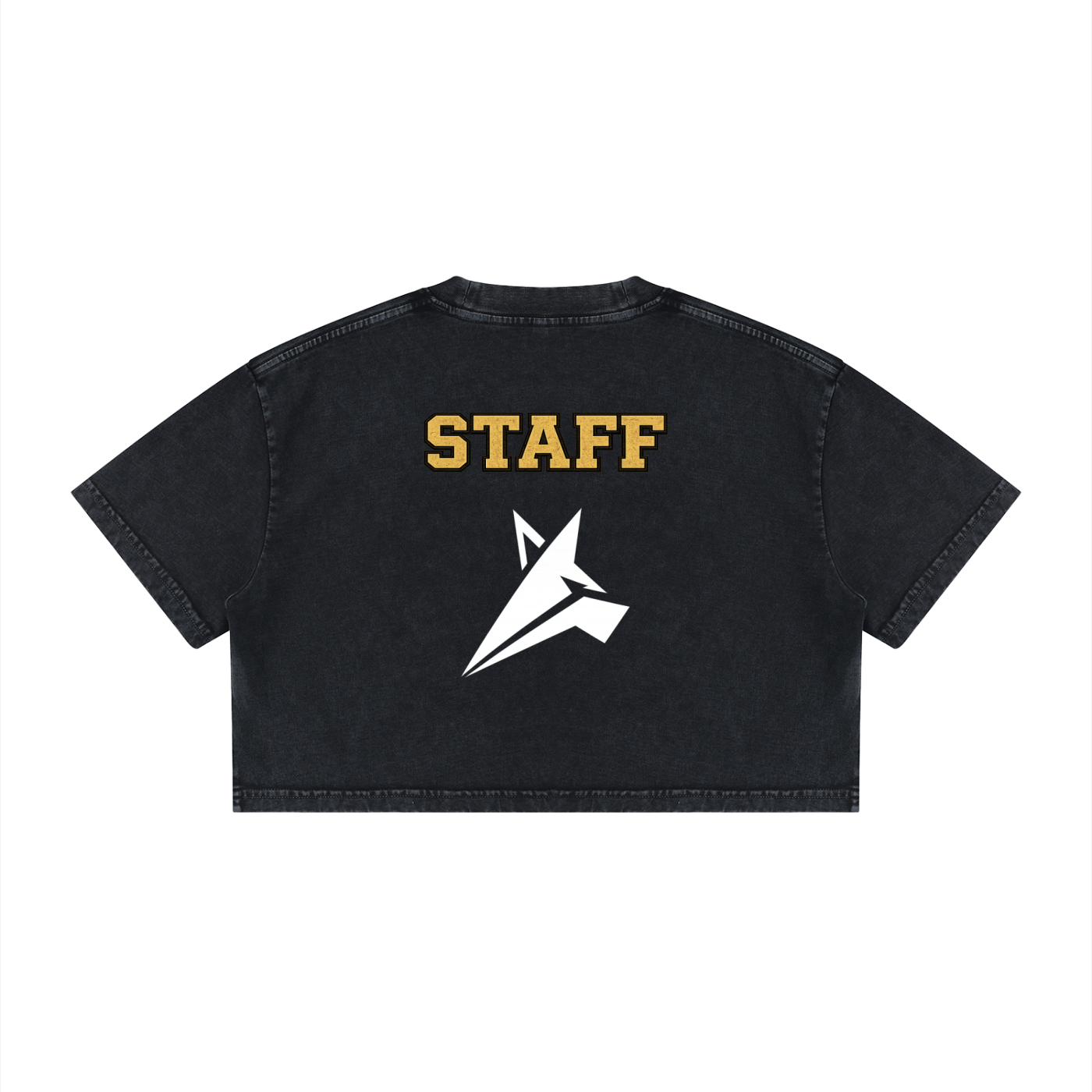 Women's Mineral Wash Cotton Crop T-Shirt