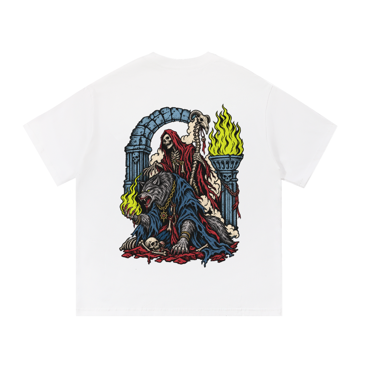 Electric Wolf II - Cotton T-Shirt