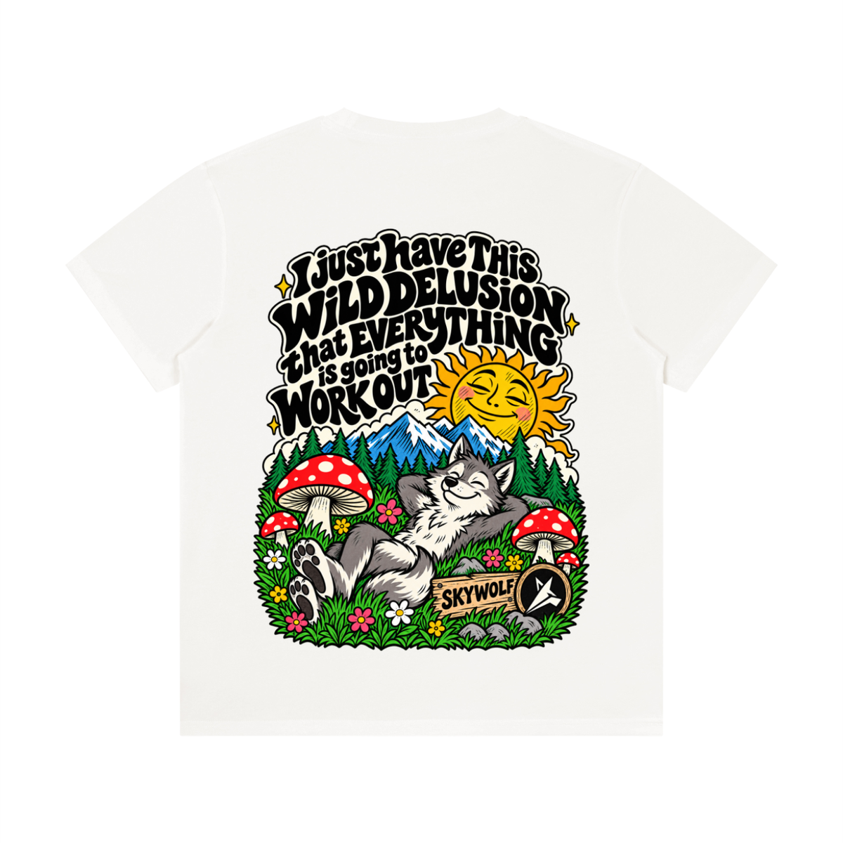 Wild Delusion  - Unisex Quick Dry Regular Fit T-Shirt