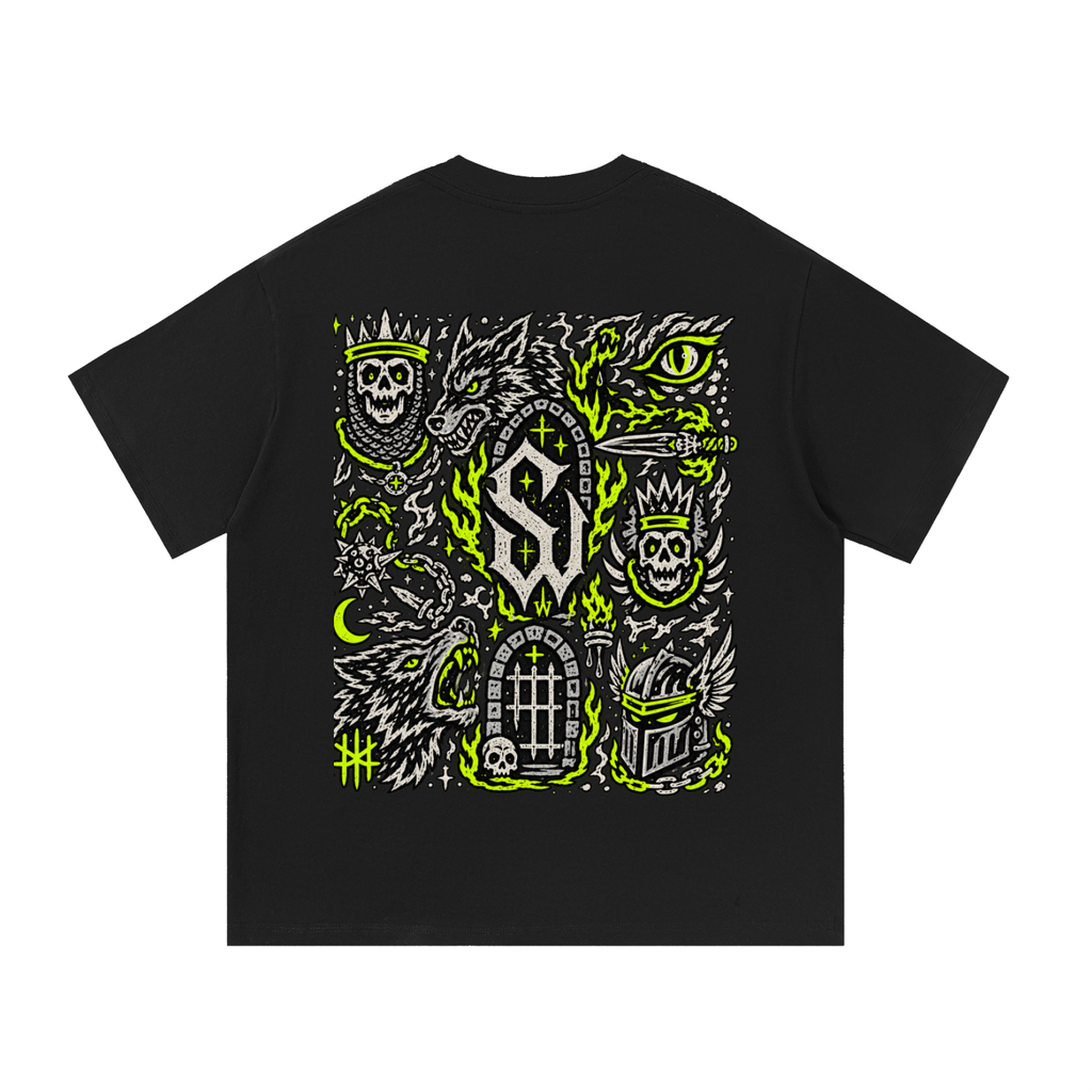 Electric Wolf - Essential Cotton T-Shirt