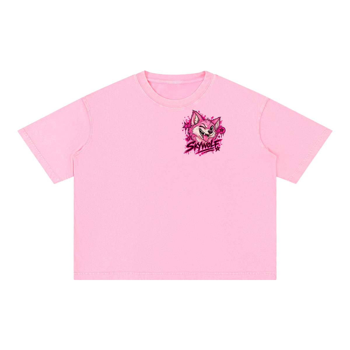 Ruin The Vibes - Mineral Wash Boxy Cotton T-Shirt